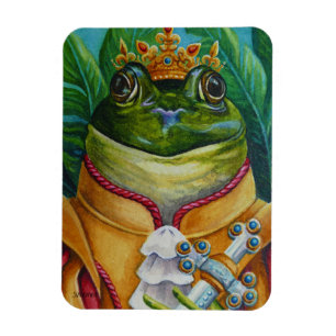 Magnet Flexible Le Prince des Grenouilles avec l'art de l'aquarell