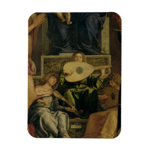 Magnet Flexible Le retable de San Giobbe, détail de playin d'ange