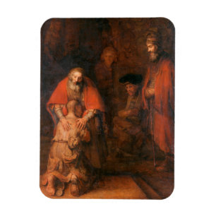 Magnet Flexible Le retour de son prodigue Rembrandt