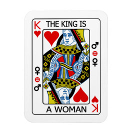 Magnet Flexible Le roi est une femme