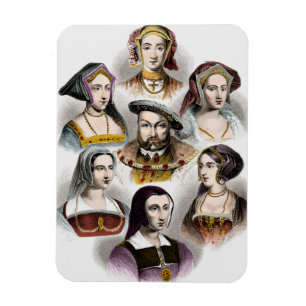 Magnet Flexible Le Roi Henry VIII de l'Angleterre   ses six