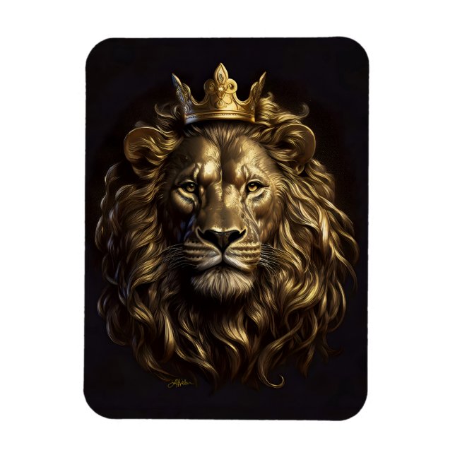 Magnet Flexible Le Roi ! Le Lion d'Oz pas si puéril (Vertical)