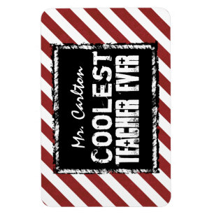 Magnet Flexible Le rouge de tableau de professeur le plus frais