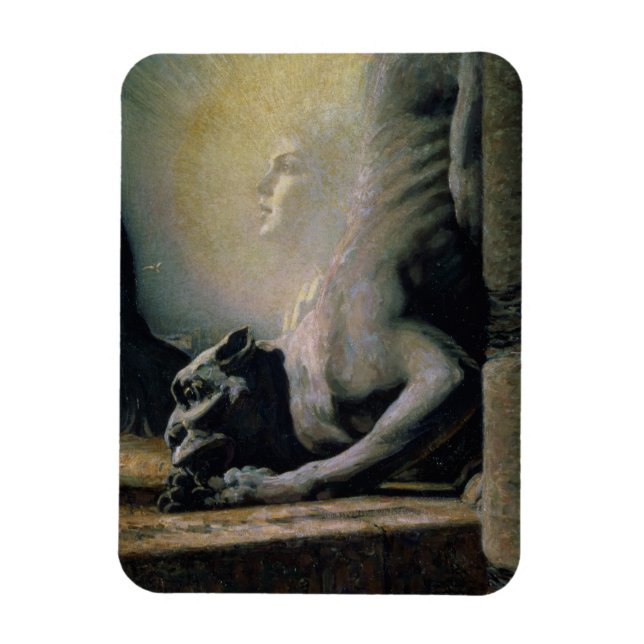 Magnet Flexible Le Sphinx et la Chimera, 1906 (huile sur toile) (Vertical)
