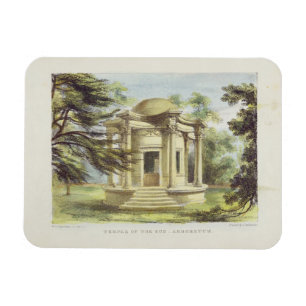 Magnet Flexible Le temple de la victoire, Kew fait du jardinage,