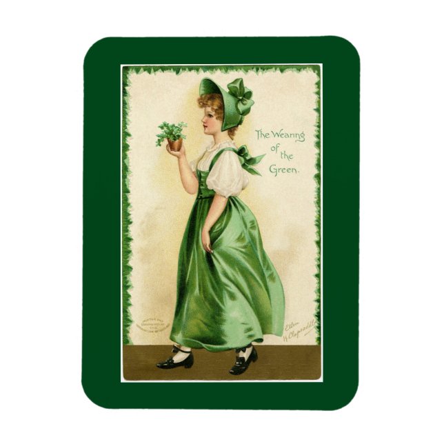 Magnet Flexible Le Vêtement Vert (Vertical)