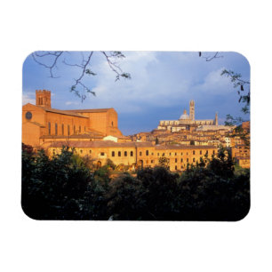 Magnet Flexible Le village toscan de Sienna, Italie.