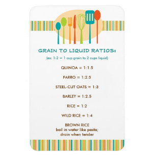 Magnet Flexible L'eau à l'aimant pratique de guide de cuisine de