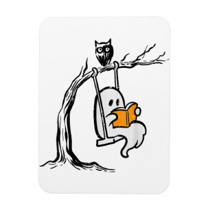 Magnet Flexible Lecture de l'Halloween Ghost