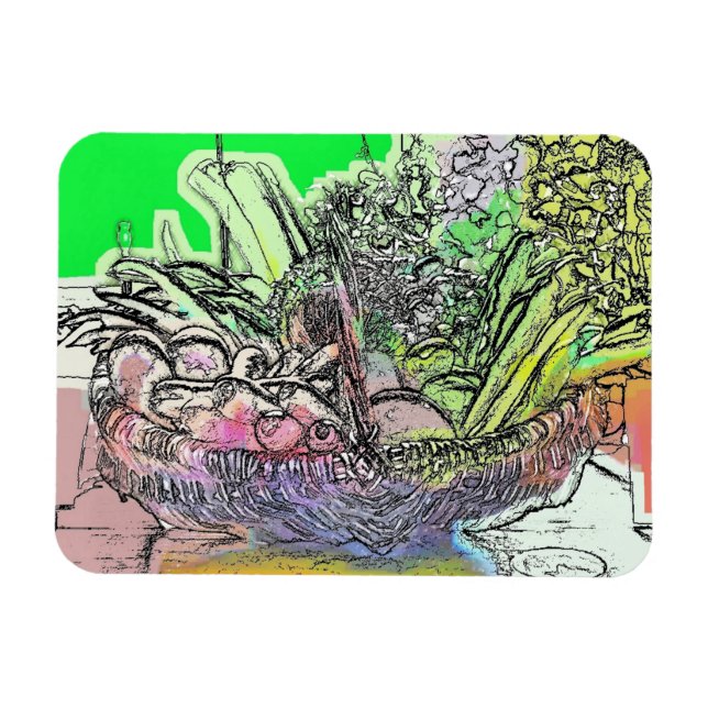 MAGNET FLEXIBLE LÉGUMES (Horizontal)