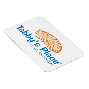 Magnet Flexible L'endroit du chat tigré - 3" x 4" aimant