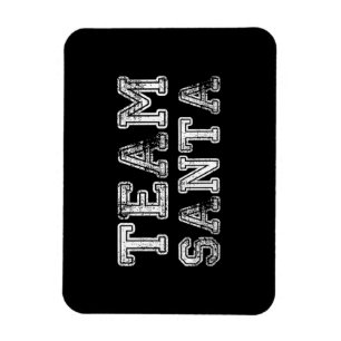 Magnet Flexible L'équipe de Santa Noël drôle