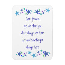 Les bons amis sont comme Stars Fun Citation