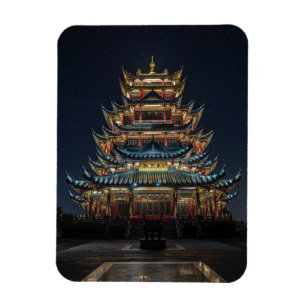 Magnet Flexible Les constructions traditionnelles japonaises illum