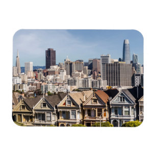 Magnet Flexible Les demeures victoriennes peintes de San Francisco