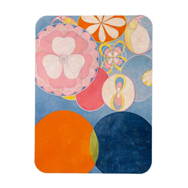 Magnet Flexible Les dix plus grandes, Groupe IV, No.2 par Hilma af (Vertical)