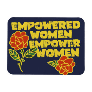 Magnet Flexible Les femmes autonomes vintage autonomisent les femm