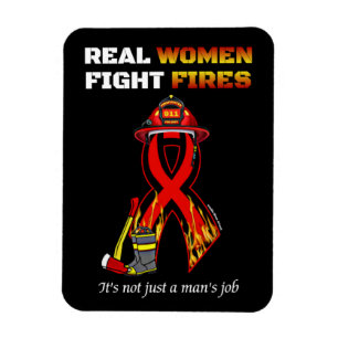 MAGNET FLEXIBLE LES FEMMES RÉELLES COMBATTENT LES INCENDIES