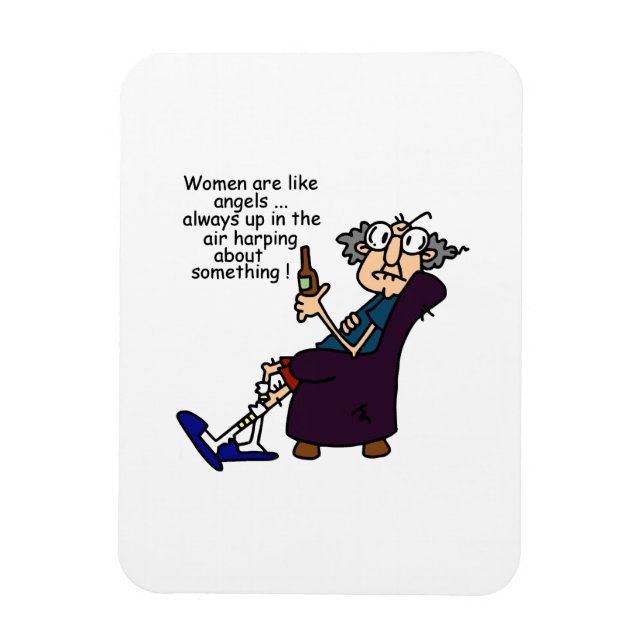 Magnet Flexible Les Femmes Sont Comme Des Anges (Vertical)