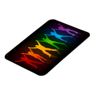 Magnet Flexible Les gens du groupe de SlipperyJoe se tenant la mai