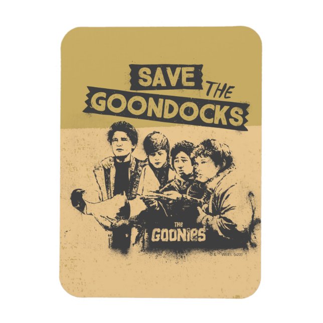 Magnet Flexible Les Goonies "Sauvez Les Quais De Goon" (Vertical)