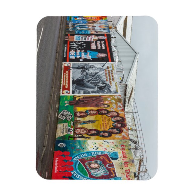 Magnet Flexible Les graffiti de Belfast (Vertical)