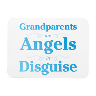 Magnet Flexible Les grands-parents sont des anges dans le