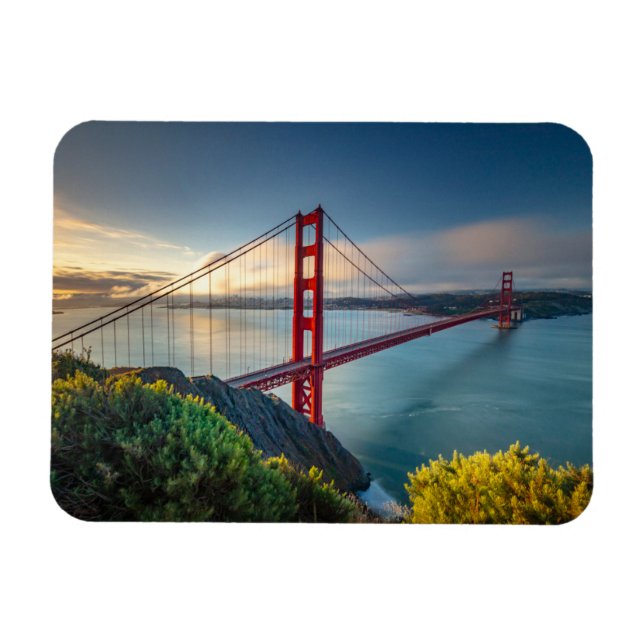 Magnet Flexible Les monuments | Golden Gate San Francisco (Horizontal)