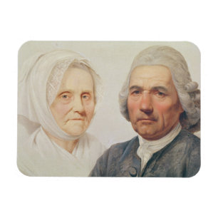 Magnet Flexible Les parents de l'artiste (huile sur la toile)