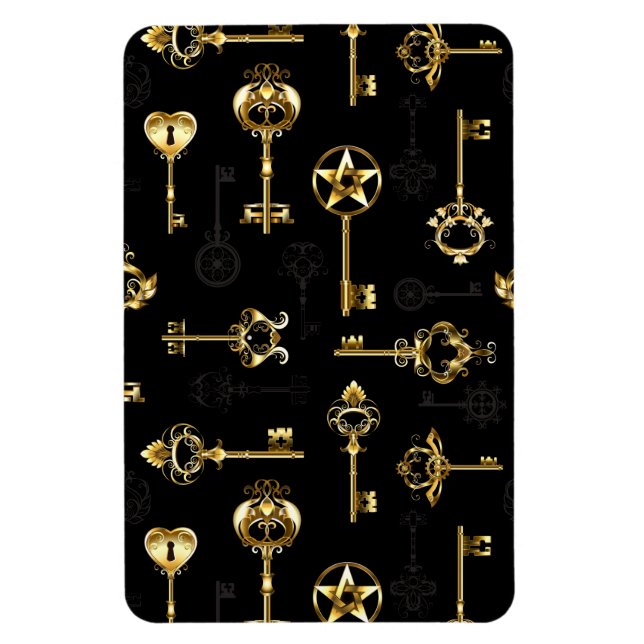 Magnet Flexible Les Patters de Seamless avec Golden Keys (Vertical)