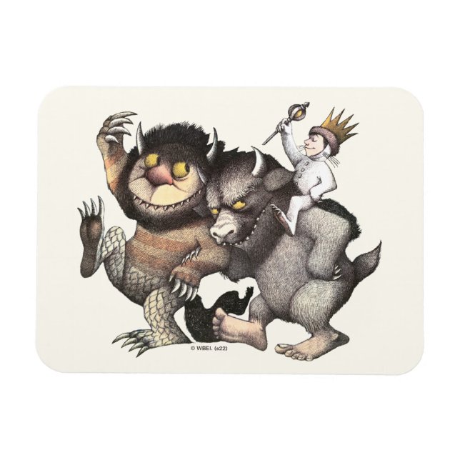 Magnet Flexible Les personnages de Max et les Maximonstres (Horizontal)