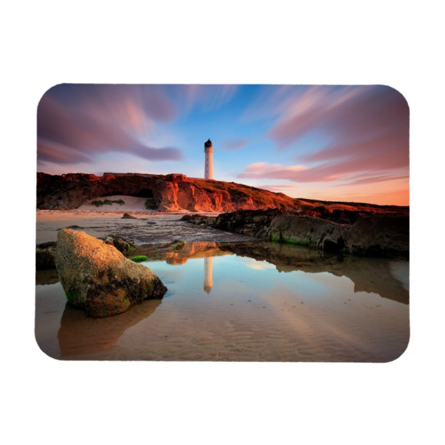 Magnet Flexible Les phares | Ecosse de Lossiemouth Lumière (Horizontal)
