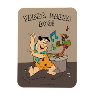 Magnet Flexible Les Pierrafeu   Fred Flintstone Dancing