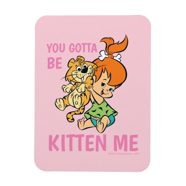 Magnet Flexible Les Pierrafeu | Galets et son tigre (Vertical)