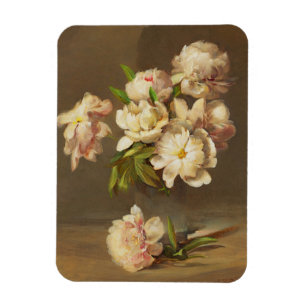 Magnet Flexible Les pivoines dans un vase, Charles Ethan Porter