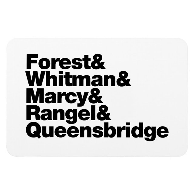 Magnet Flexible Les projets (Horizontal)