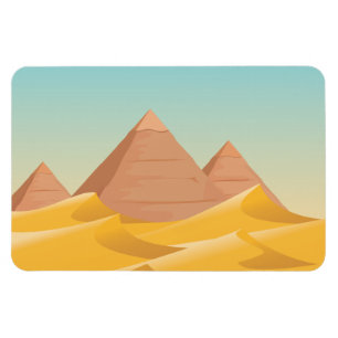 Magnet Flexible Les pyramides égyptiennes sont d'anciens mètres 