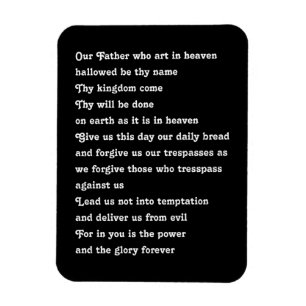 Magnet Flexible Les seigneurs Prayer