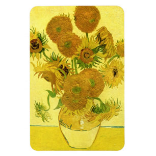 Magnet Flexible Les tournesols dans le Vase Van Gogh Art