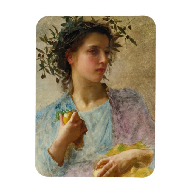 Magnet Flexible l'ete (été) par William-Adolphe Bouguereau (Vertical)