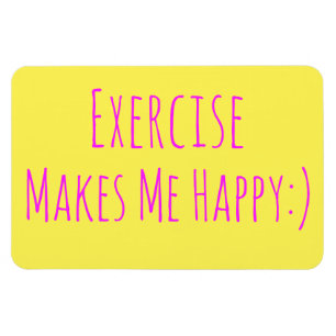Magnet Flexible L'Exercice Me Rend Heureux