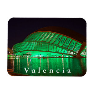 Magnet Flexible L'Hemisfèric en soirée.