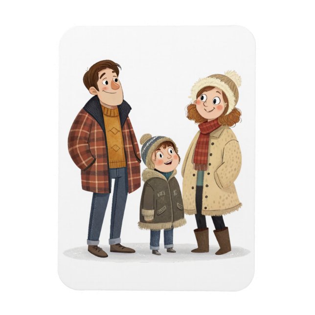 Magnet Flexible l'hiver arrive (Vertical)