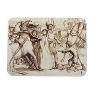 Magnet Flexible L'homme aveugle, 1853 (stylo, encre, lavage et
