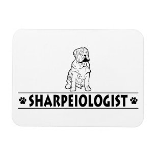 Magnet Flexible L'humour chinois Shar-Pei