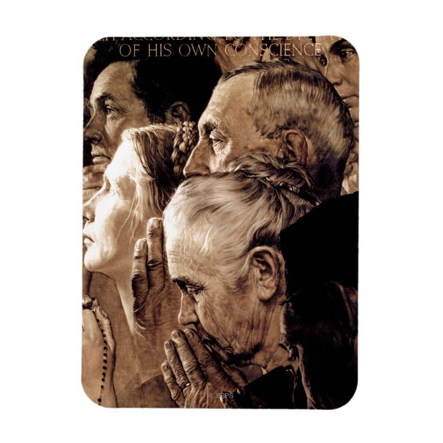 Magnet Flexible Liberté de culte (Vertical)