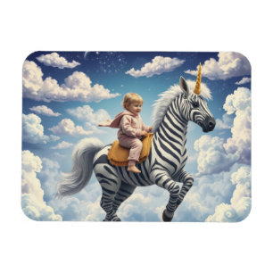 Magnet Flexible Licorne Zèbre Magique
