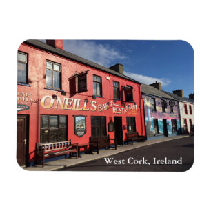 Magnet Flexible Liège occidental, Pubs irlandais, aimant de