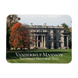 Magnet Flexible Lieu historique national du Manoir Vanderbilt, NY