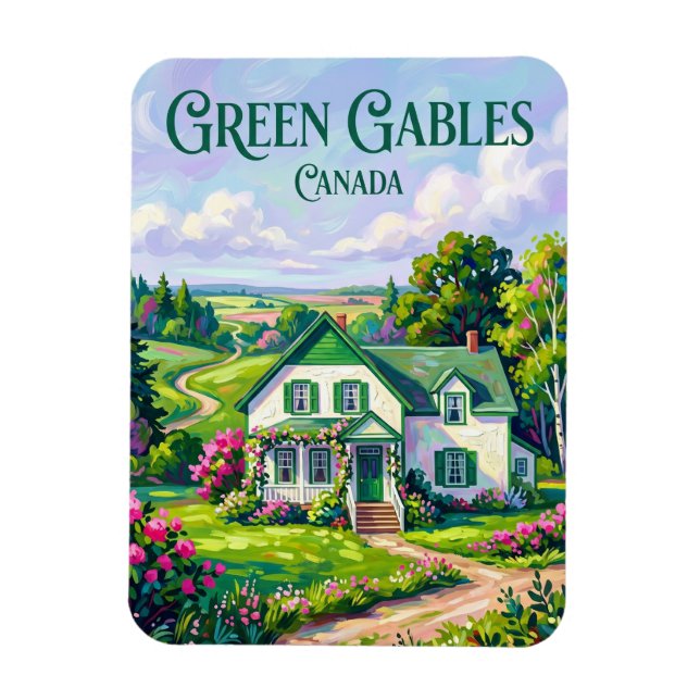Magnet Flexible Lieu patrimonial Green Gables Canada (Vertical)